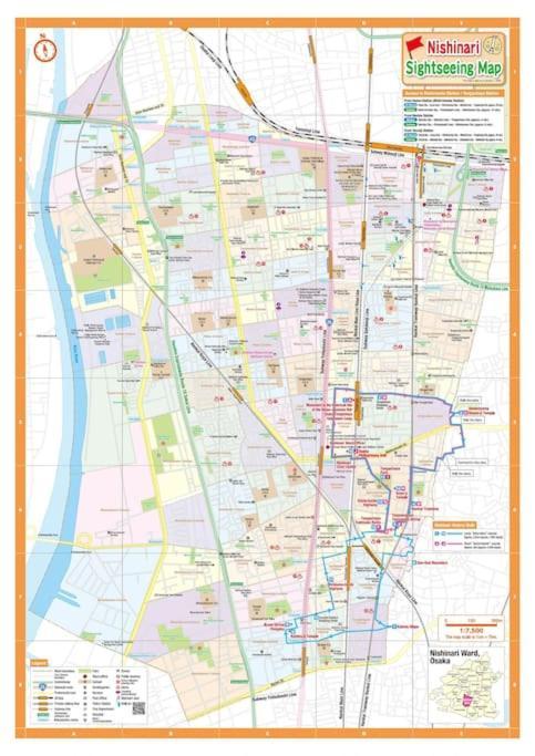 302号室花园町駅と萩ノ茶屋駅徒步各2分和室専用バスルームアクセス抜群 Ōsaka